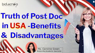 Truth of Post Doc in USA | Benefits & Advantages