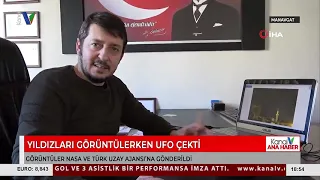 Yıldızları Görüntülerken Ufo Çekti