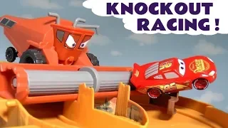Cars McQueen and Escape From Frank Toy Car Racing