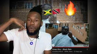 Jamaican Reacts to Kman 6ixx - Black Rain (r.i.p Wacko Dan)