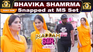Santo Sharma snapped at Maddam Sir set | Bhavika Sharma | Glitter And Glamour | Sony Sab |