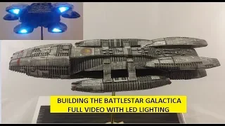 Moebius Battlestar Galactica 1/4105 FULL build with LIGHTING