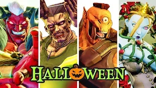 SFV - All "HALLOWEEN" DLC Costumes! (2018, 2017, 2016)