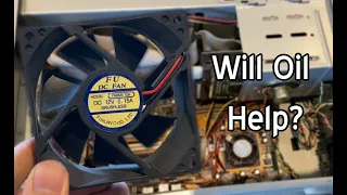 Lubricate and fix a noisy PC fan like never before