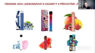 E-cigarety, zahřívaný tabák a nikotinové sáčky - Webináře od pracovníků Centra prevence v Brně