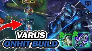ONHIT VARUS IS NOW PLAYABLE! 🔥 60K+ DAMAGE NEW BUILD WITH TERMINUS - Wild Rift 5.1 Gameplay