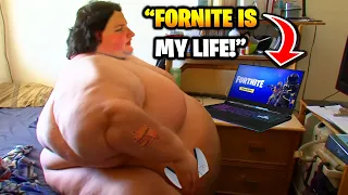 He won't stop EATING after this.. (Fortnite)