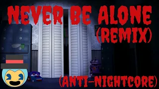 Fnaf 4 (Song) ▶️ Never Be Alone (Remix) (Anti-Nightcore) by: APAngryPiggy