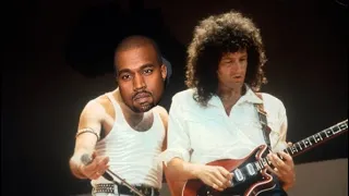 Kanye West performs Bohemian Rhapsody at live aid