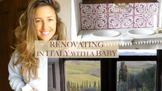 RENOVATING A RUIN: Life with a 4-Month-Old Baby in Italy, Painting, Landscape Gardening (Ep 38)