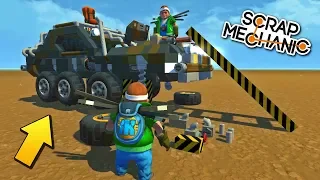 ВЫЖИВШИЕ ПОТЕРЯЛИ ПОСЛЕДНЮЮ МАШИНУ !!! МУЛЬТИК в Scrap Mechanic !!! СКАЧАТЬ СКРАП МЕХАНИК !!!