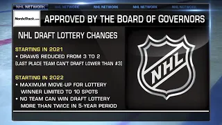 The Draft Lottery Changes Approved By The NHL Explained