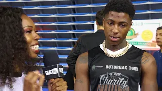 NBA Young Boy Tries To Holla At AUC Reporter "You Want To Go On A Date"