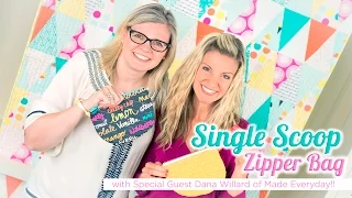 Single Scoop Zipper Bag! Easy Quilting Tutorial with Kimberly Jolly and Dana Willard!