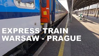 Train from Warsaw to Prague / Czech Railways / Route of train: Terespol - Praha - Budapest