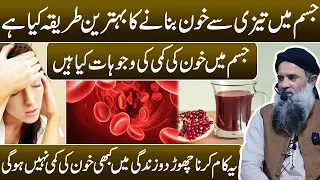 Blood Ki Kami Ka ilaj | Blood Ki Kami Ko Pura Karne Ka Tarika | Khoon Ki Kami Dr Sharafat Ali Videos