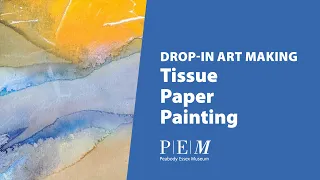 DIY Tissue Paper Landscape painting