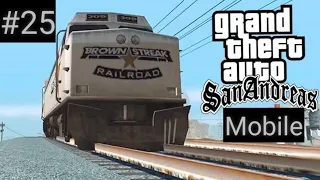 Cj Tren Lokomotifi Oluyor! | Gta San Andreas Mobile| Açık Dünya Görevleri Bölüm 25