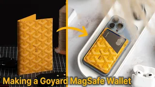 Making a Goyard MagSafe Wallet