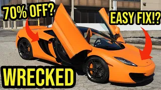 IAA: I found a Cheap Salvage McLaren + 911 at Auction *Rebuild Project* Copart Walk-Around