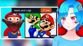 SUSIEST IMAGES! | SMG4 - Mario Reacts To AI Generated Images Reaction