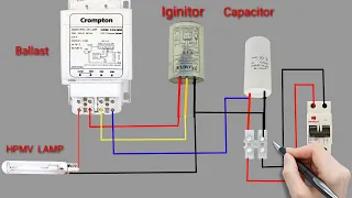 Sodium Vapour Lamp Connection Wiring Diagram || Vapour light connection || It 's Electrical