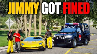 JIMMY GOT FINED BY PUNJAB POLICE | LAMBORGHINI AVENTADOR | URDU | GTA 5 PAKISTAN