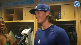 Dodgers postgame: Tyler Glasnow tried to stay as 'consistent as possible' and keep 'rhythm the same'