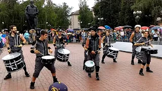 Тула. Театральный дворик 2016. Шоу барабанщиков Brincadeira (Испания) La sonrisa del silencio