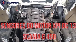 Sensores do motor XPI DC 13 - Scania G 450