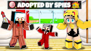Adopted By TOP SECRET SPIES In Minecraft! (Hindi)