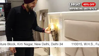 Most affordable Double Beds| Furniture For home | Kirti Nagar Furniture Market | Style Furnishers