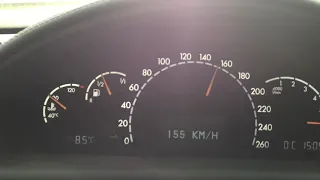 Mercedes CL500 C215 Acceleration 100-250 km/h