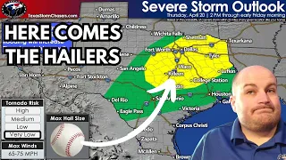 Severe storms return to Texas Thursday & Friday