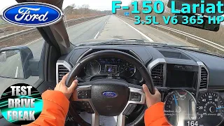 2017 Ford F-150 3.5 EcoBoost Lariat Super Crew Cab 4x4 365 HP TOP SPEED AUTOBAHN DRIVE POV