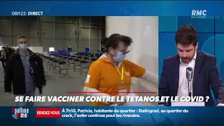 Puis-je me faire vacciner contre le covid et contre le tétanos en même temps ?