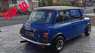 Top 10 Mods for your classic mini that don't break the bank.