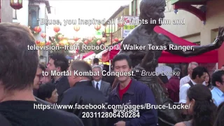 Bruce Lee Statue unveiling