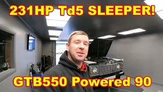 Sleeper Td5 Defender with 231 smoke free horsepowers!