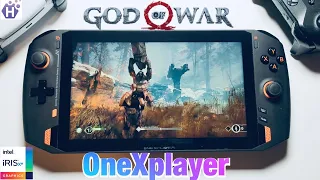 OneXPlayer 1S 1195G7 | GOD OF WAR - Defeat First Boss | Intel Iris Xe Performance