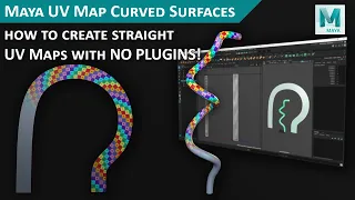 Maya UV Mapping: How to Unwrap Curved Surfaces