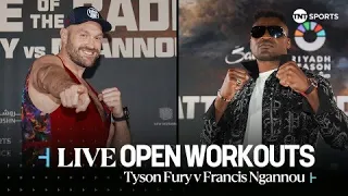 LIVE 🥊 Open Workouts: Tyson Fury v Francis Ngannou