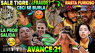 SALE😥 TIGRE BLANCO💥¿MAÑA? CECI🐍MANIPULA A JANET. RASTA VS JEAN cap20 #survivor méxico 2024 Avance 21