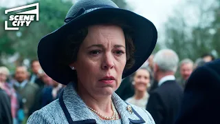 Sad News During Elizabeth's Speech | The Crown (Olivia Colman, Derek Jacobi)