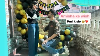 Amisha 🧿❤️, ki wish Puri Kardi 🫶💕 | vlogger varun |￼