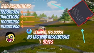 4 Ipad Resolutions For Gameloop PUBG Mobile | IKZ Gaming | No Lag