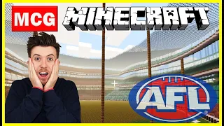 I BUILT THE MCG ON MINECRAFT