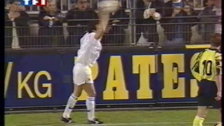 UEFA 1992 1993   Demie Finale Auxerre   Borussia Dortmund 1ière Mi Temps