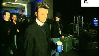 David Bowie Backstage at the 1996 Brit Awards