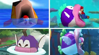 Evolution of Cheep Chomp in Super Mario Games